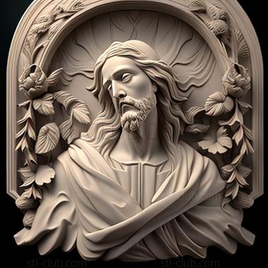 3D model st jesus (STL)